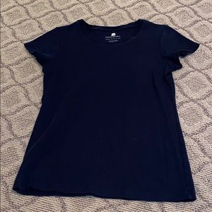 Plain black banana republic tee
